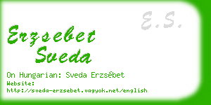 erzsebet sveda business card